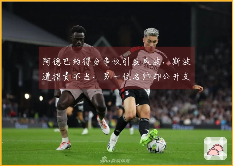 阿德巴约得分争议引发风波，斯波遭指责不当，另一位名帅却公开支持
